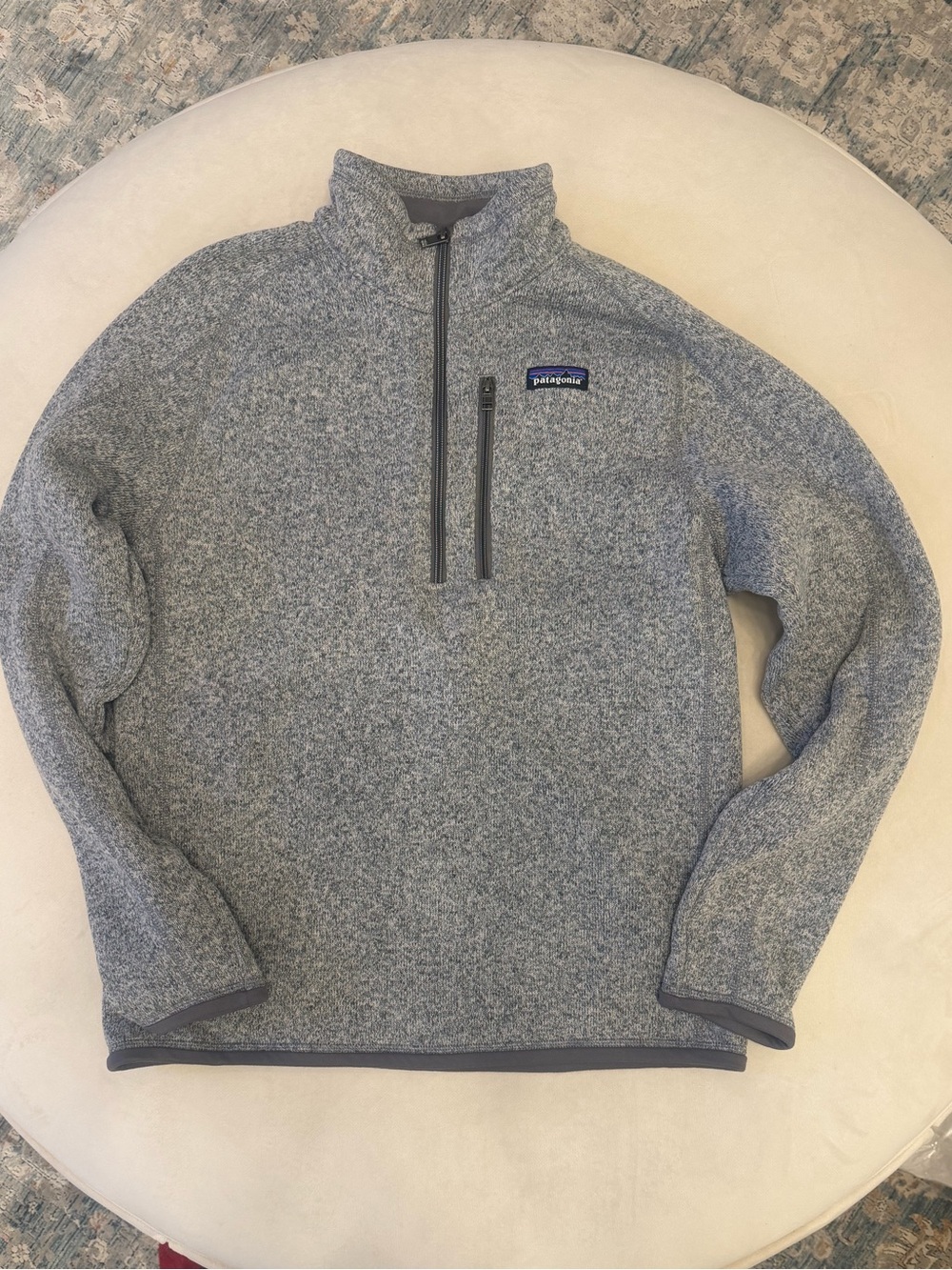 Patagonia Men’s Zip Pullover - Heather Grey
